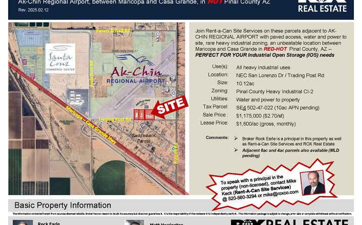 Pictures of Industrial, Land property located at 32580 W Trading Post Rd, Maricopa, AZ 85138 for lease - image #1