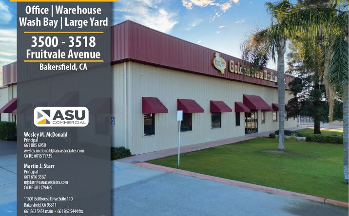 Pictures of Industrial property located at 3500 - 3518 Fruitvale Avenue, Bakersfield, CA, USA, Bakersfield, US 93308 for lease - image #1
