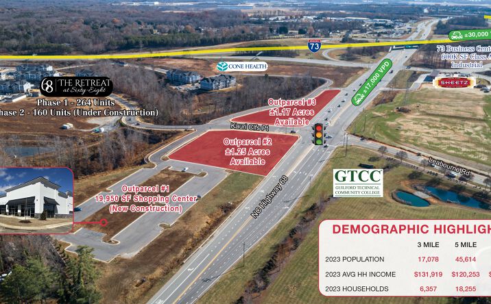 Pictures of Retail, Land property located at 2970 Mearns Castle Dr, Oak Ridge, NC 27310 for lease - image #1