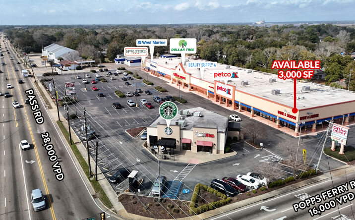 Pictures of Retail, Office, Restaurant property located at 2414 Pass Rd, Biloxi, MS 39531 for lease - image #1
