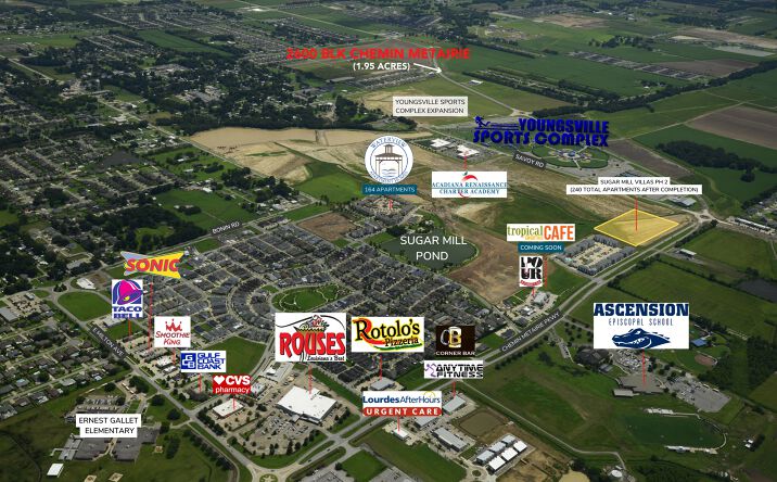 Pictures of Retail, Land property located at 2600 Blk Chemin Metairie Pkwy, Youngsville, LA 70592 for lease - image #1