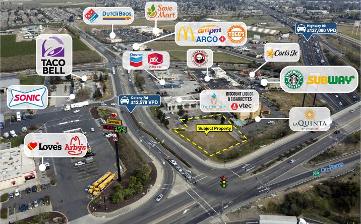 Pictures of Land property located at 1550 W Colony Rd, Ripon, CA 95366 for lease - image #1
