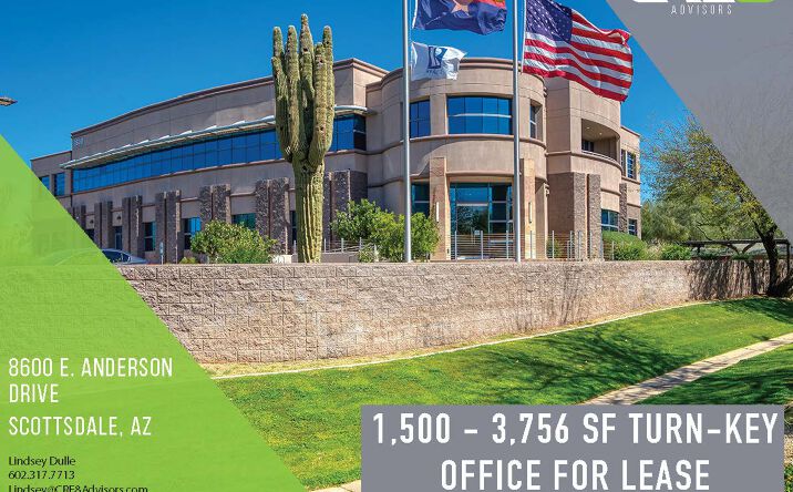 Pictures of Office property located at 8600 E Anderson Dr, Scottsdale, AZ 85255 for lease - image #1