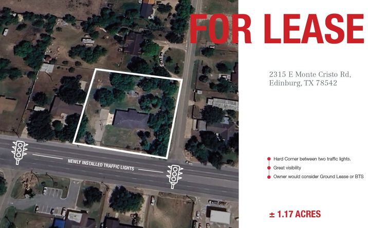 Pictures of Retail property located at 2315 E Monte Cristo Rd, Edinburg, TX 78542 for lease - image #1