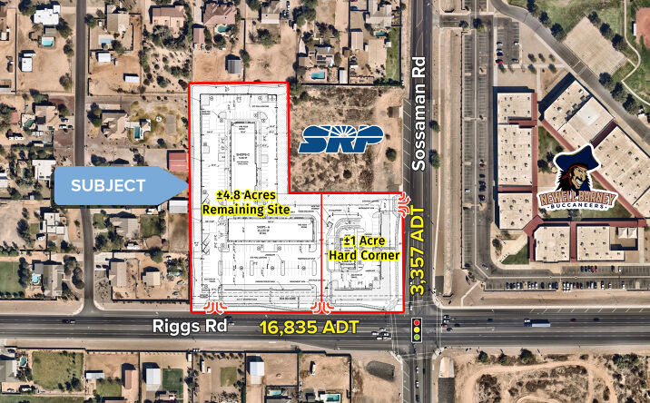 Pictures of Land property located at 19126 E Riggs Rd, Queen Creek, AZ 85142 for lease - image #1