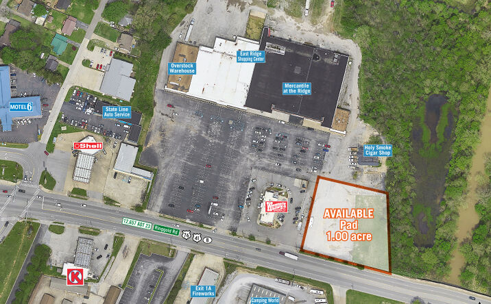 Pictures of Retail, Land property located at 6731 Ringgold Rd, East Ridge, TN 37412 for sales - image #1