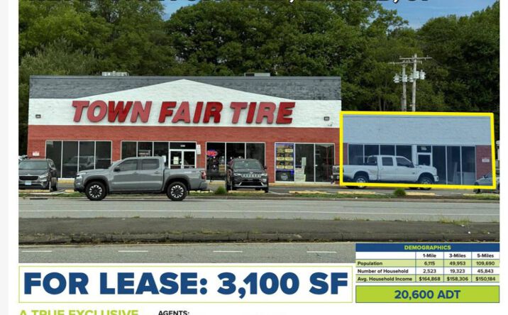 Pictures of Retail property located at 1326 Boston Post Rd, Milford, CT 06460 for lease - image #1