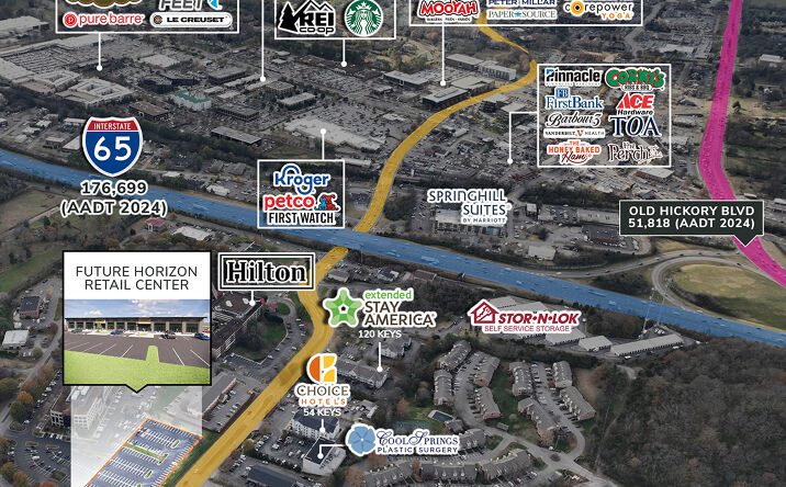 Pictures of Retail property located at 9030 Overlook Blvd, Brentwood, TN 37027 for lease - image #1