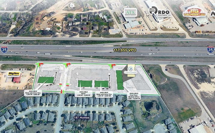 Pictures of Retail, Office, Land property located at 17130 S I-35 Frontage Rd, Buda, TX 78610 for lease - image #1