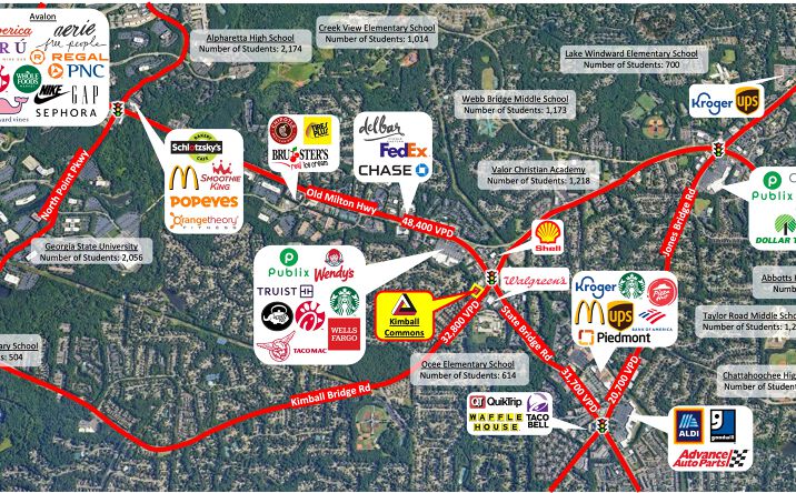Pictures of Retail property located at 4390 Kimball Bridge Rd, Alpharetta, GA 30022 for lease - image #1