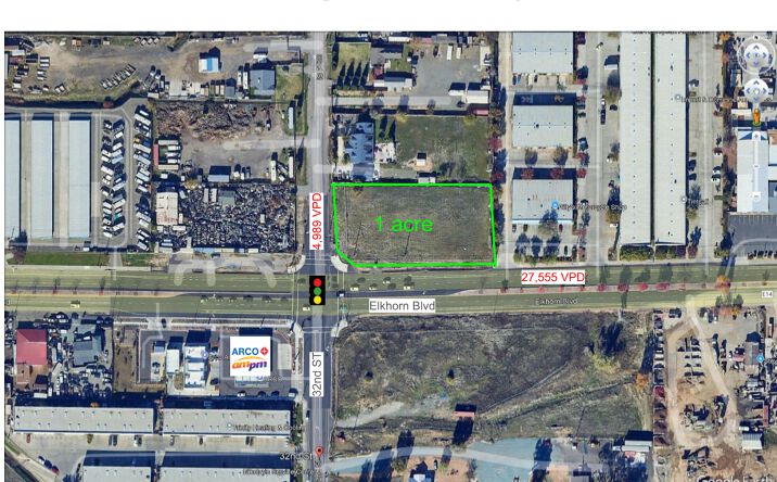 Pictures of Land property located at Elkhorn Blvd and 32nd Street, North Highlands, CA, North Highlands, US 95660 for lease - image #1