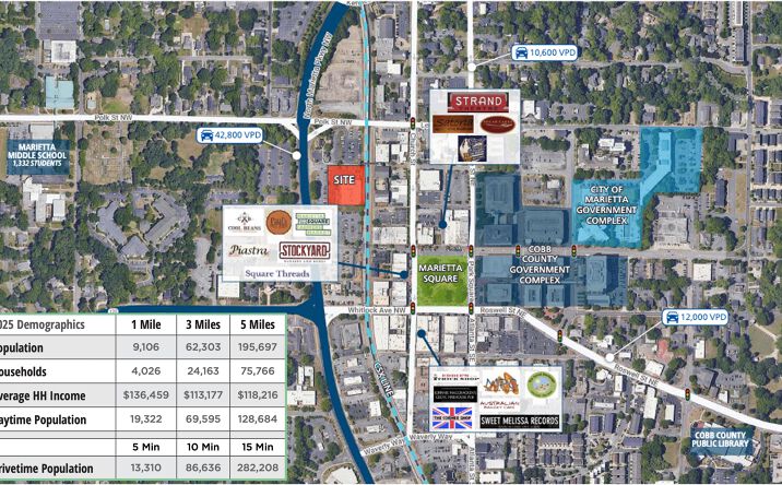 Pictures of Retail, Restaurant property located at 68 North Marietta Pkwy NW, Marietta, GA 30060 for lease - image #1