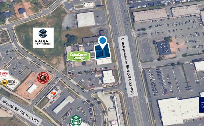Pictures of Land property located at 5324 E Independence Blvd, Charlotte, NC 28212 for lease - image #1