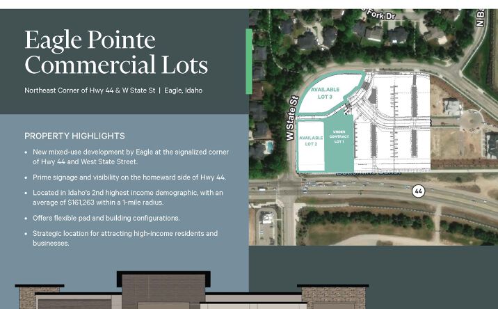 Pictures of Land property located at NEC W State St. & Highway 44, Eagle, ID 83616 for lease - image #1