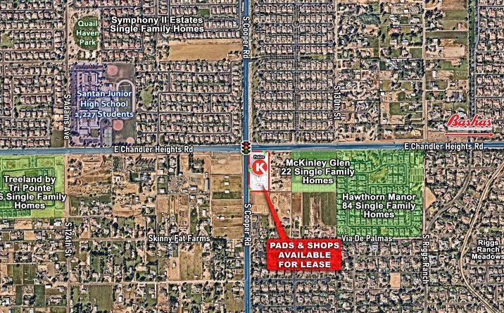 Pictures of Land property located at SEC of Cooper Rd & Chandler Heights Rd, Chandler, AZ 85249 for lease - image #1