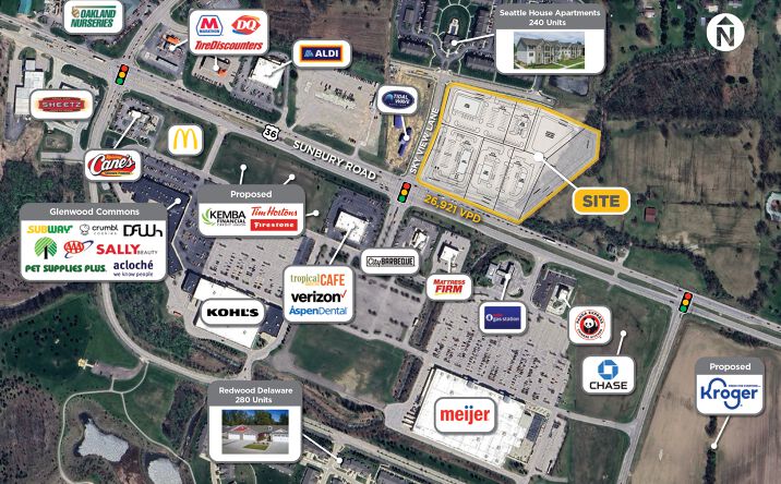 Pictures of Retail, Office, Land property located at 1075 Sky View Ln, Delaware, OH 43015 for lease - image #1