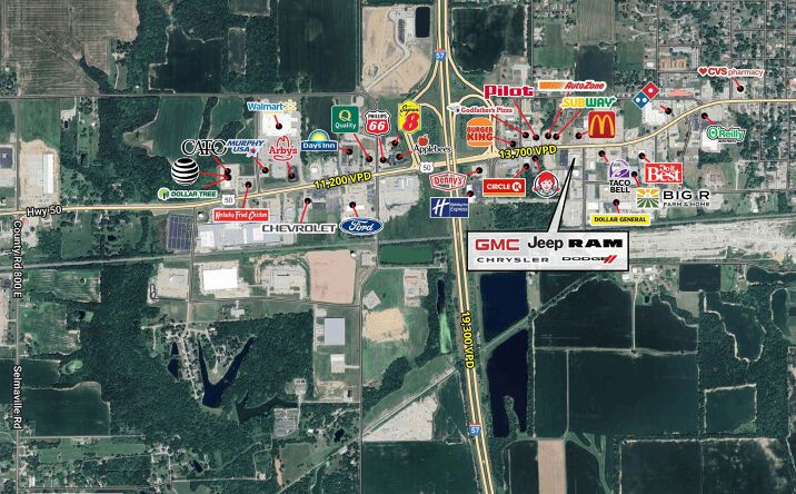 Pictures of Land property located at 100 Holiday Ln, Salem, IL 62881 for lease - image #1