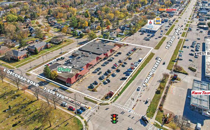 Pictures of Retail property located at 805-829 S Main Street, West Bend, WI 53095 for lease - image #1