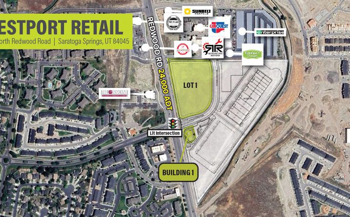 Pictures of Retail, Industrial, Land property located at 2148 N Redwood Rd, Saratoga Springs, UT 84045 for lease - image #1