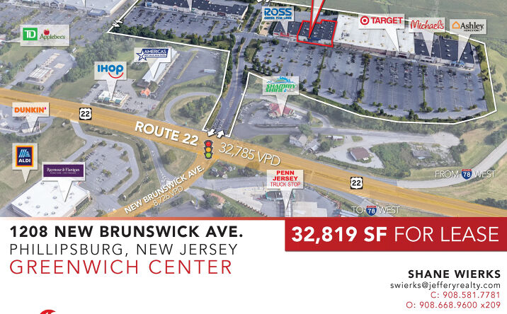 Pictures of Retail property located at 1208 New Brunswick Ave, Phillipsburg, NJ 08865 for lease - image #1