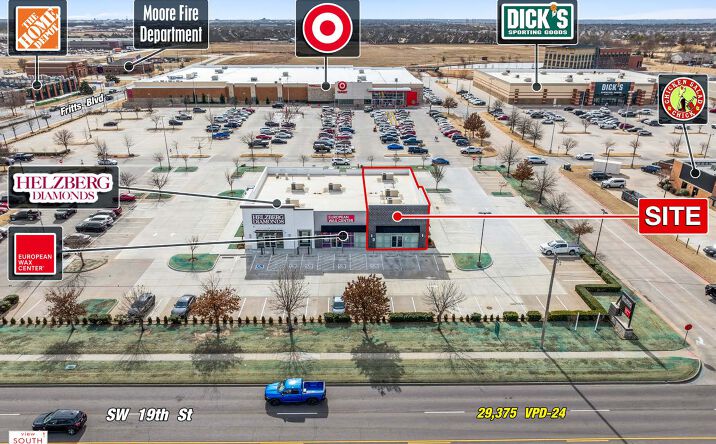 Pictures of Retail property located at 740 C SW 19th Street, Moore, OK 73160 for lease - image #1