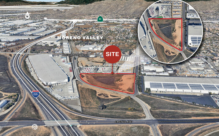 Pictures of Land property located at Old 215 Frontage Rd, Moreno Valley, CA 92553 for lease - image #1