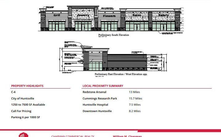 Pictures of Retail property located at Owens Cross Roads, AL, USA, Huntsville, AL 35763 for lease - image #1