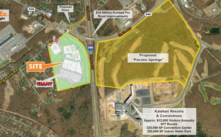 Pictures of Retail, Land property located at Route 940 & I-380 Interchange, Pocono Summit, PA 18346 for sales - image #1