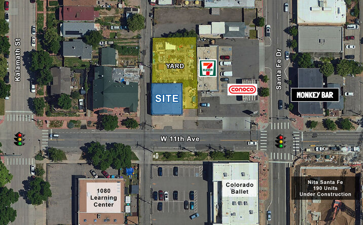 Pictures of Retail property located at 1101 Santa Fe Dr, Denver, CO 80204 for lease - image #1