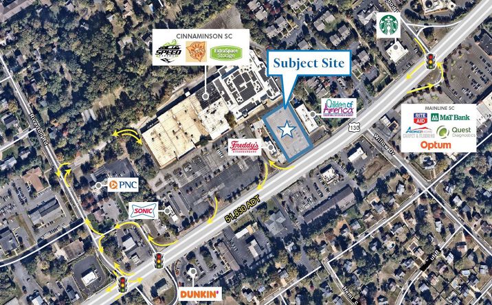 Pictures of Retail, Land property located at 1109 US-130, Cinnaminson, NJ 08077 for sales - image #1