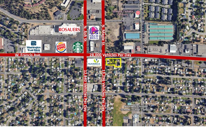 Pictures of Land property located at 6222 N Maple St, Spokane, WA 99205 for lease - image #1