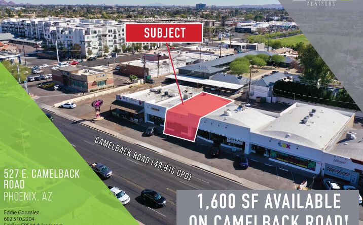 Pictures of Retail property located at 527 E Camelback Rd, Phoenix, AZ 85012 for lease - image #1