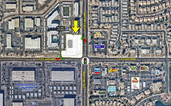 Pictures of Retail, Restaurant property located at Nwc Mcqueen Rd & Elliot Rd, Gilbert, AZ 85233 for sales - image #1