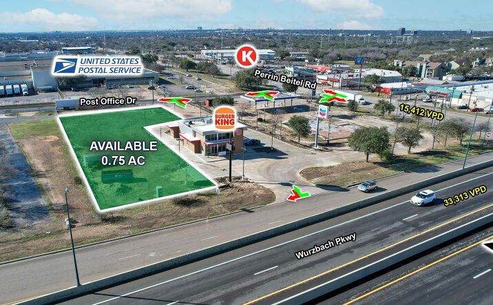 Pictures of Land property located at 18030 Wurzbach Pkwy, San Antonio, TX 78233 for lease - image #1