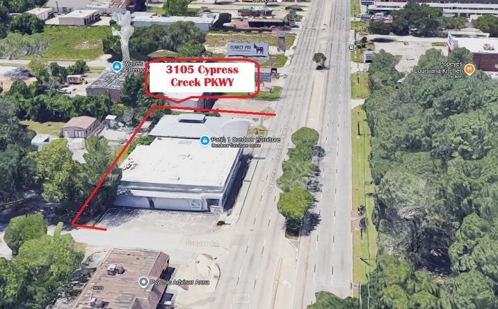 Pictures of Retail, Industrial property located at 3105 Cypress Creek Pkwy, Houston, TX 77068 for lease - image #1