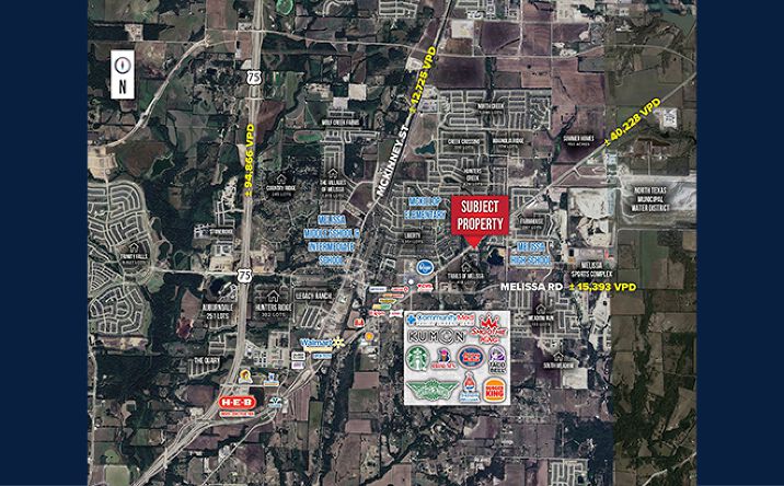 Pictures of Retail property located at 3032 Sam Rayburn Hwy, Melissa, TX 75454 for lease - image #1