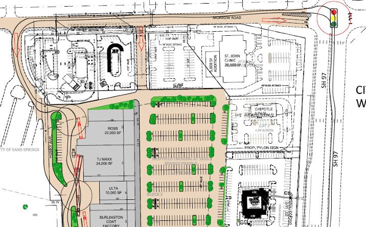 Pictures of Retail, Office, Restaurant property located at Wilson Ave, Sand Springs, OK 74063 for lease - image #1