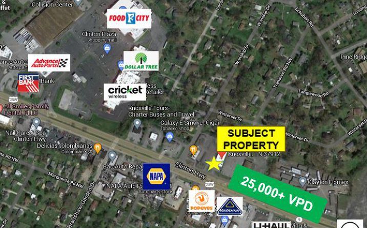 Pictures of Retail property located at 4804 Clinton Hwy, Knoxville, TN 37912 for lease - image #1