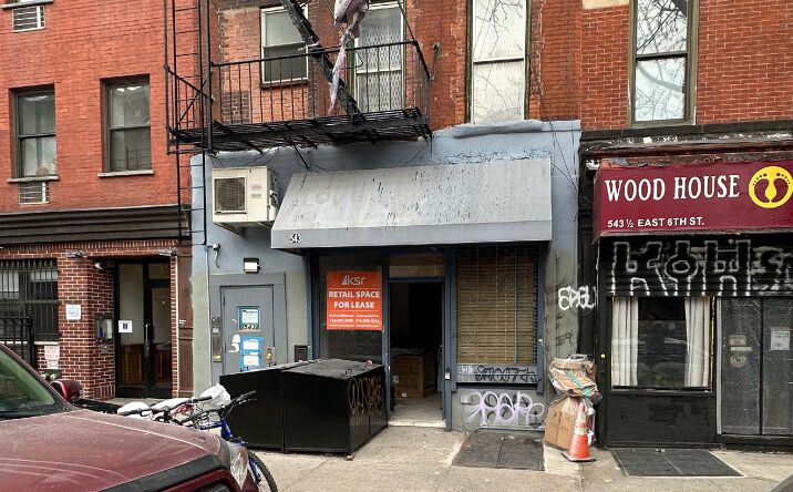 Pictures of Retail property located at 543 E 6th St, New York, NY 10009 for lease - image #1