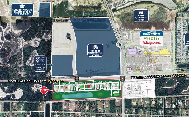Pictures of Retail, Office, Restaurant property located at 12500-12950 Northlake Blvd, Palm Beach Gardens, FL 33418 for lease - image #1