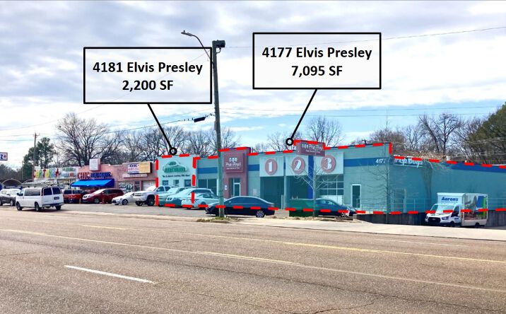 Pictures of Retail property located at 4181 Elvis Presley Blvd, Memphis, TN 38116 for lease - image #1