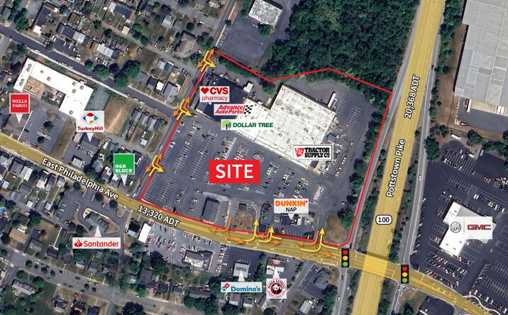 Pictures of Retail property located at 801 E Philadelphia Ave, Boyertown, PA 19512 for lease - image #1