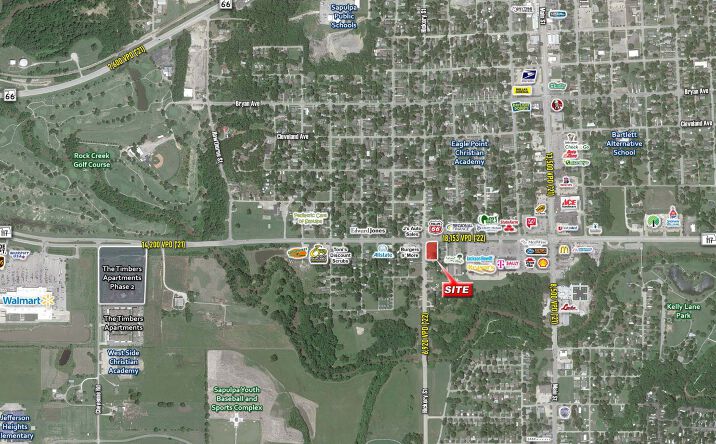 Pictures of Land property located at 905 S Hickory St, Sapulpa, OK 74066 for lease - image #1