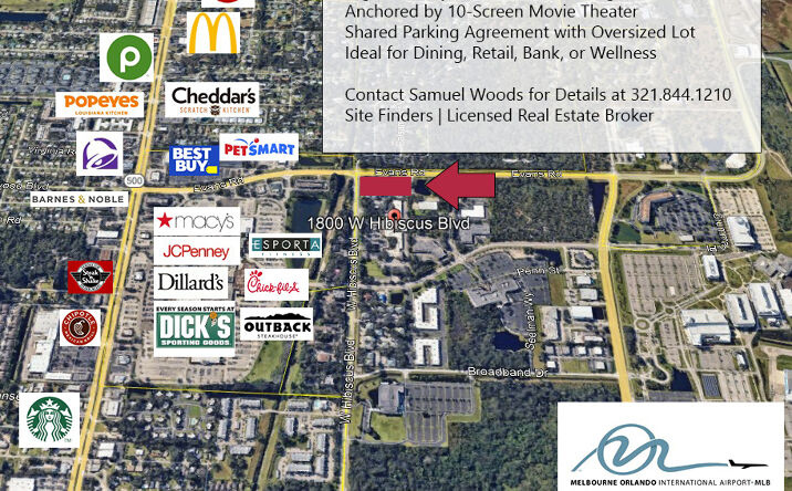 Pictures of Land property located at 1800 W Hibiscus Blvd, Melbourne, FL 32901 for lease - image #1