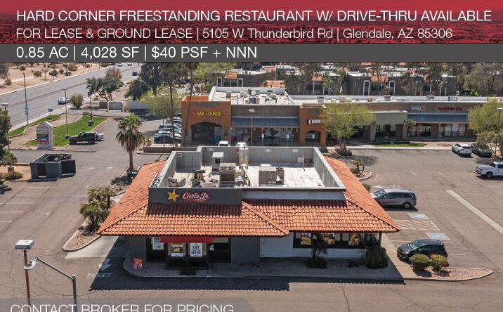 Pictures of Retail, Restaurant, Special Purpose property located at 5105 W Thunderbird Rd, Glendale, AZ 85306 for lease - image #1