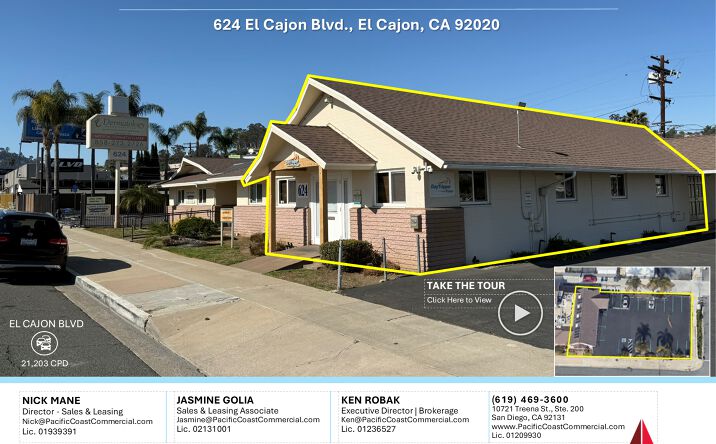 Pictures of Retail, Office property located at 6244 El Cajon Blvd, San Diego, CA 92115 for lease - image #1