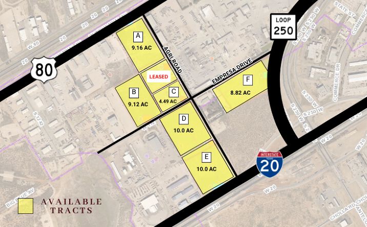 Pictures of Land property located at 2602 Agri, Midland, TX 79706 for lease - image #1