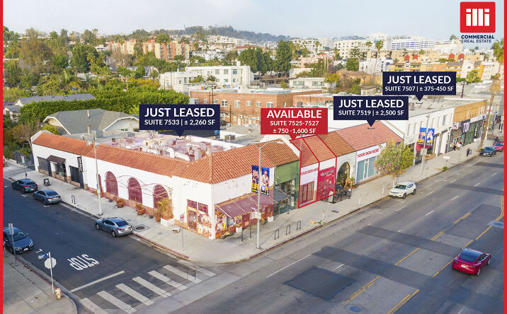 Pictures of Retail, Office, Restaurant property located at 7507 W Sunset Blvd, Los Angeles, CA 90046 for lease - image #1