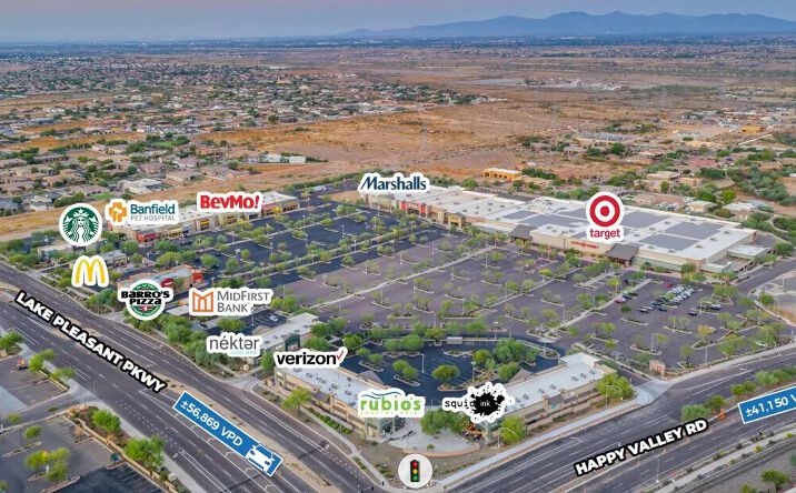 Pictures of Retail, Restaurant property located at Lake Pleasant Pkwy & Happy Valley Rd, Peoria, AZ 85383 for lease - image #1