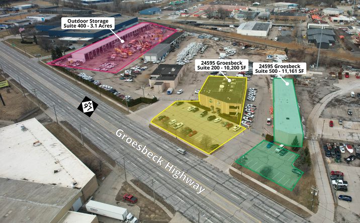 Pictures of Office, Industrial, Land property located at 24595 Groesbeck Hwy, Warren, MI 48089 for lease - image #1